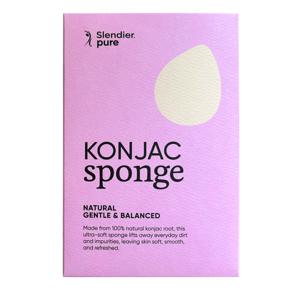 Slendier Pure Konjak-Schwamm - Natur
